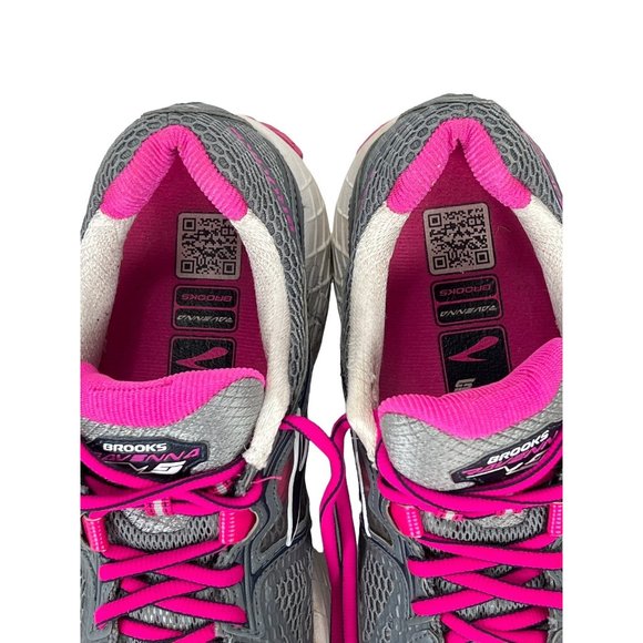 Brooks Ravenna 5 Womens 9M Pink Gray Mesh Running Athletic Shoes - Picture 8 of 12